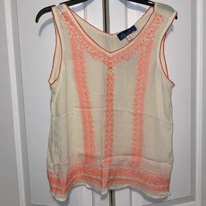 Francesca’s - Blue Rain, Md sleeveless lightweight casual shirt, NWT!